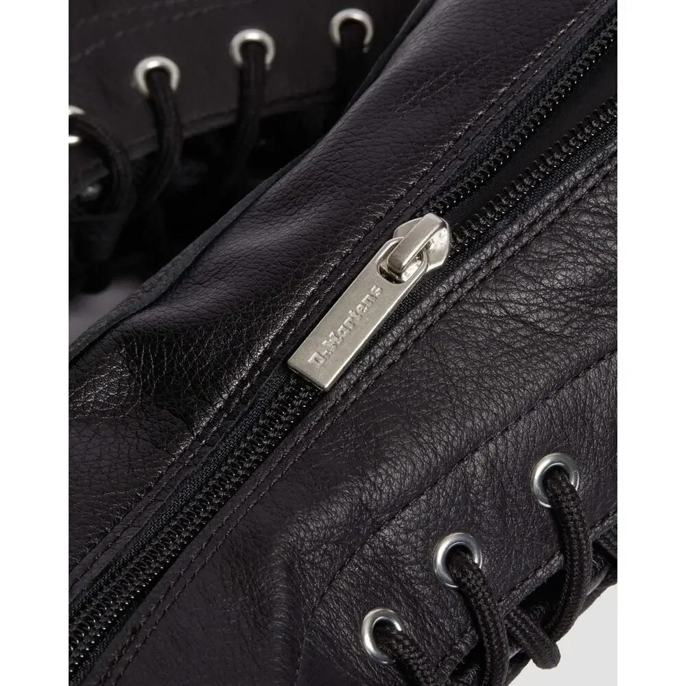 DR MARTENS WOMEN'S 5 VIRGINIA LEATHER 28-EYE EXTREME MAX THIGH HIGH BOOTS NWOB